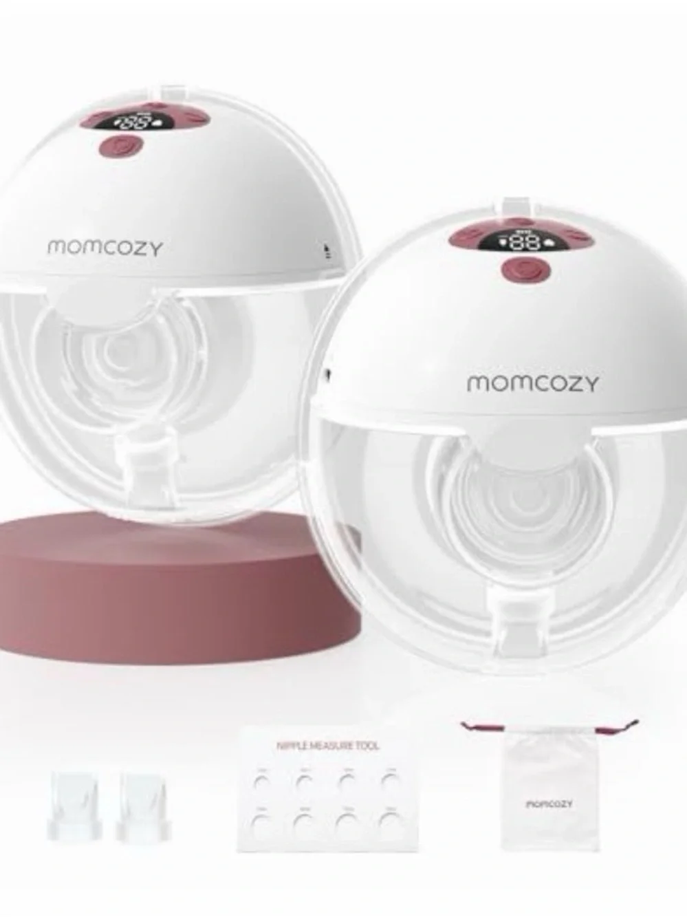 momcozy M5 Breast Pumps - White/Rose Gold